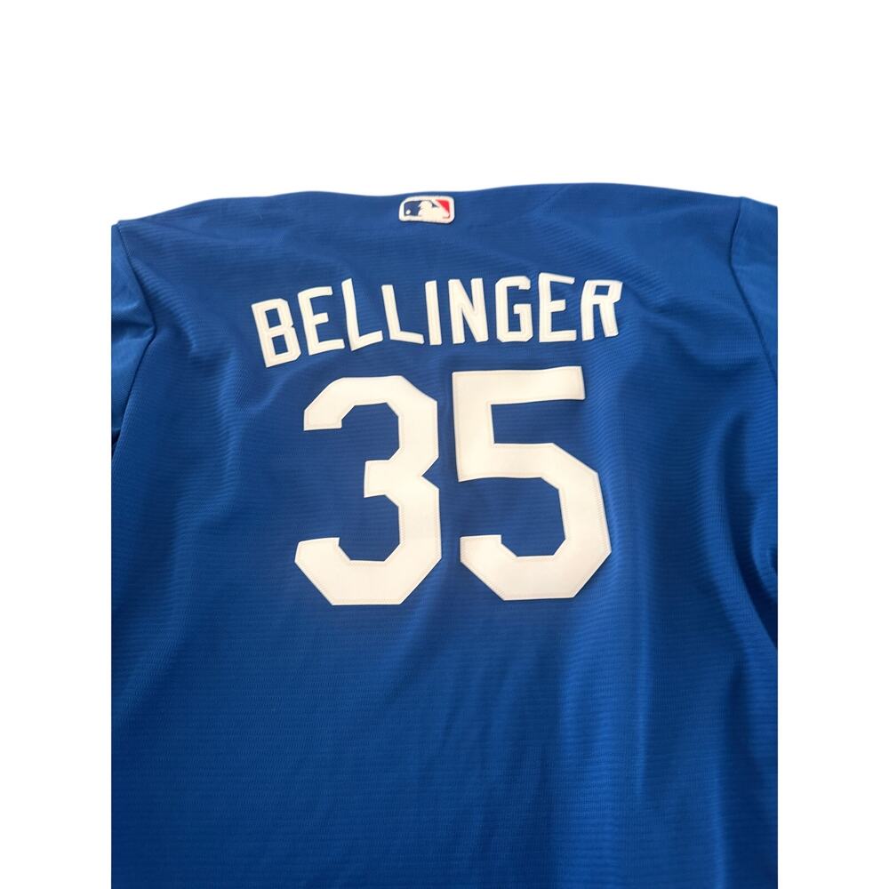 Nike LA Dodgers Cody Bellinger #35 Jersey Youth L 14-16 Blue MLB Genuine - Picture 6 of 6